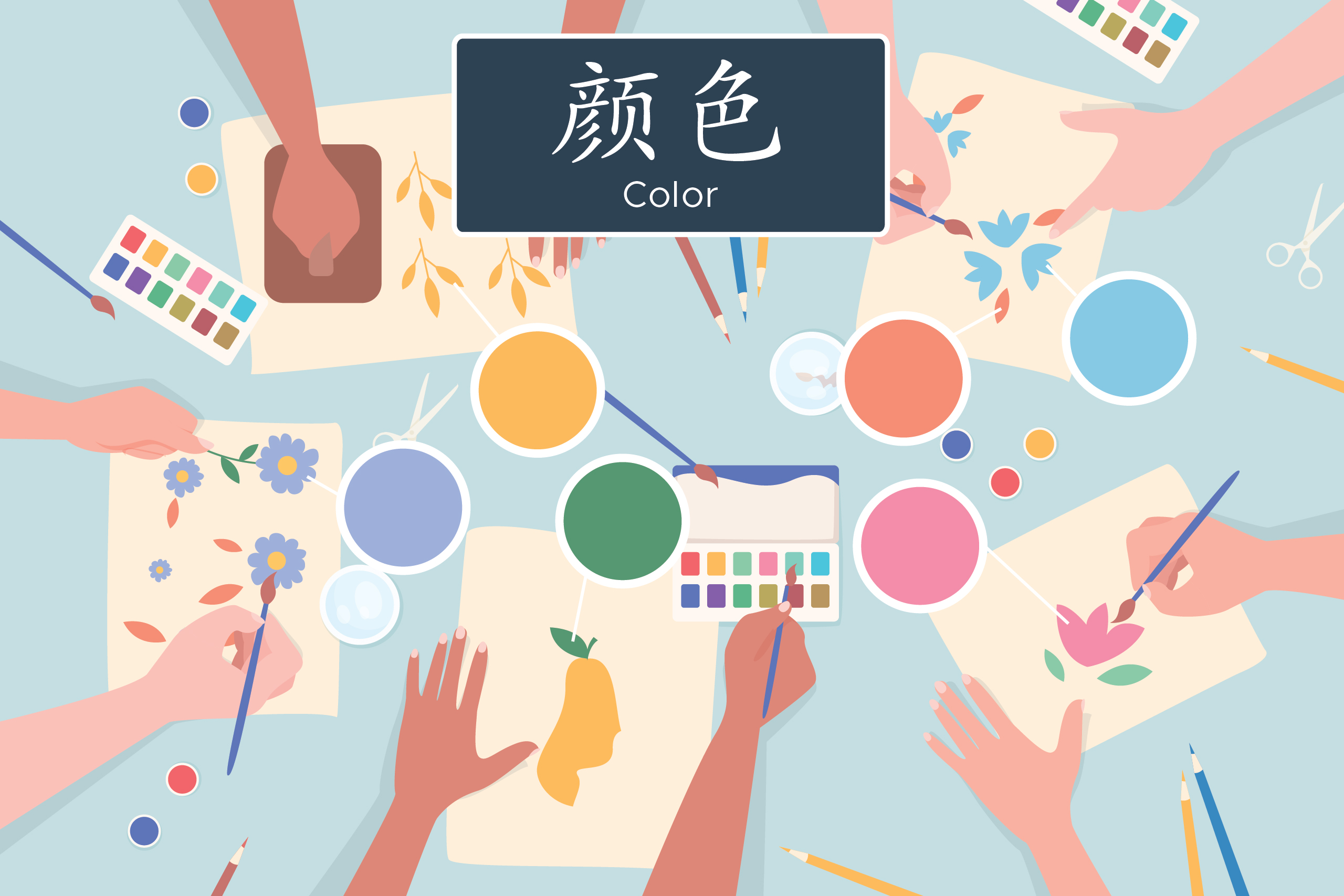 warna dalam bahasa mandarin