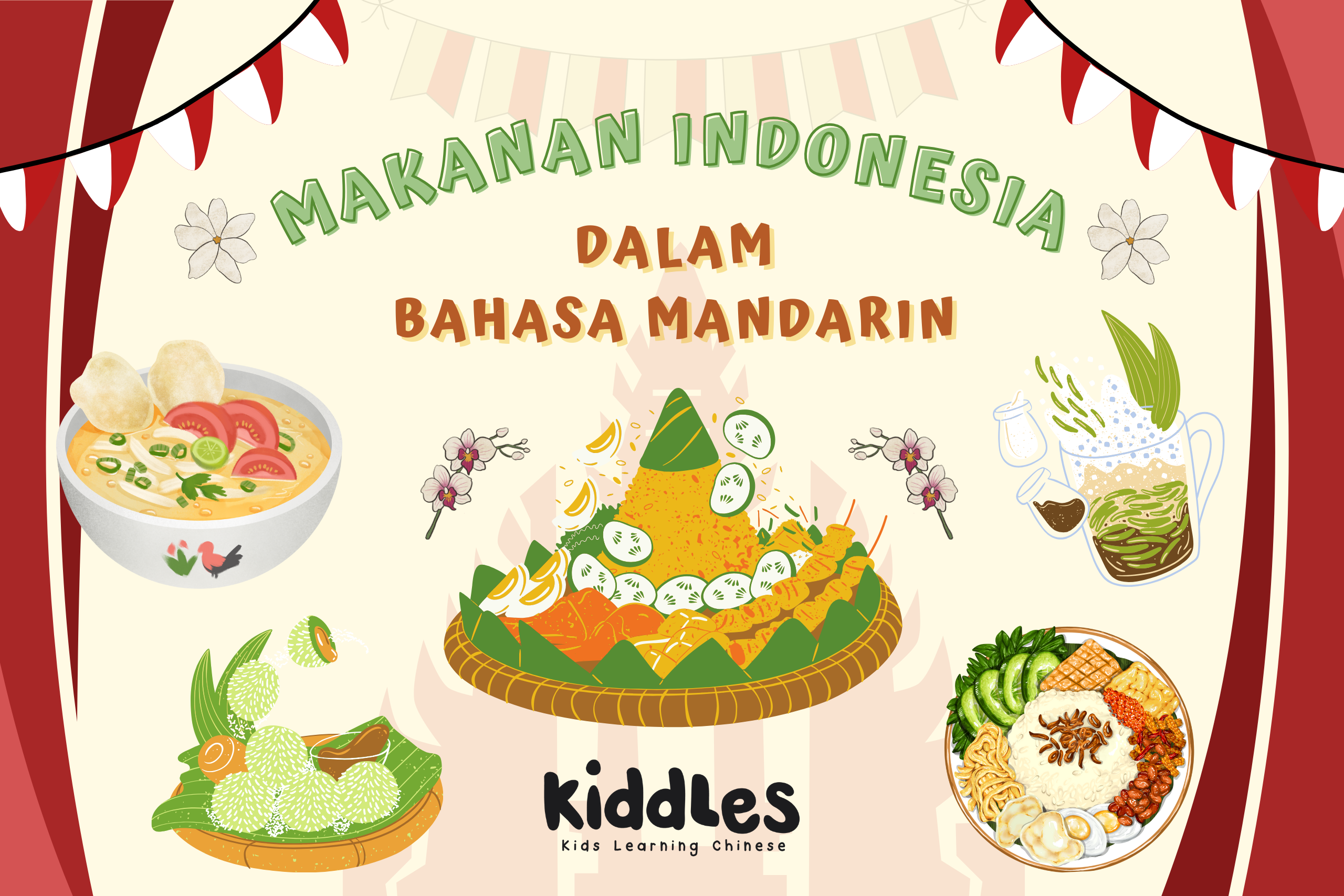Belajar 50 Kosakata Makanan Indonesia dalam Bahasa Mandarin